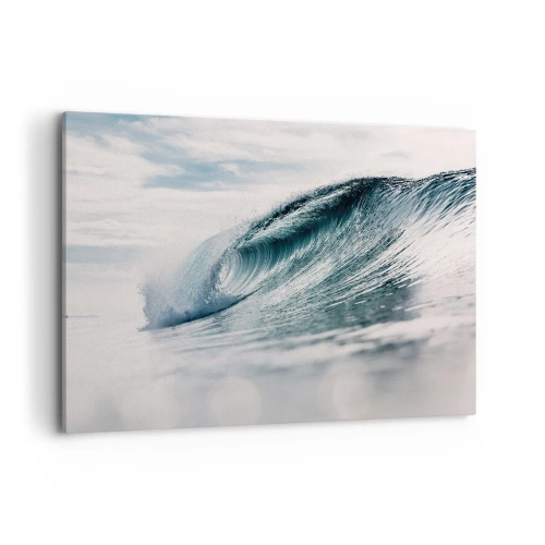 Lærredstryk - Billede på lærred - Topmøde om vand - 100x70 cm