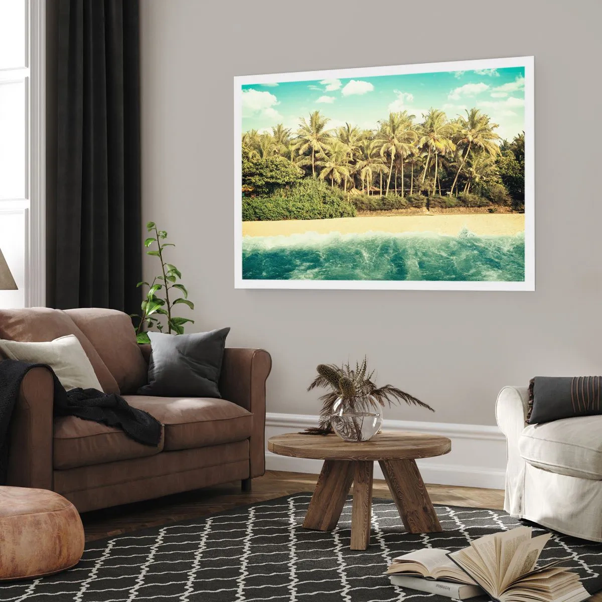 Plakat - Hvad med her? - 70x50 cm