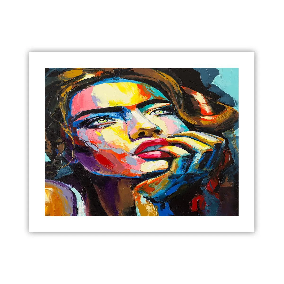 Plakat - Drømme som fugle svæver gennem himlen - 50x40 cm