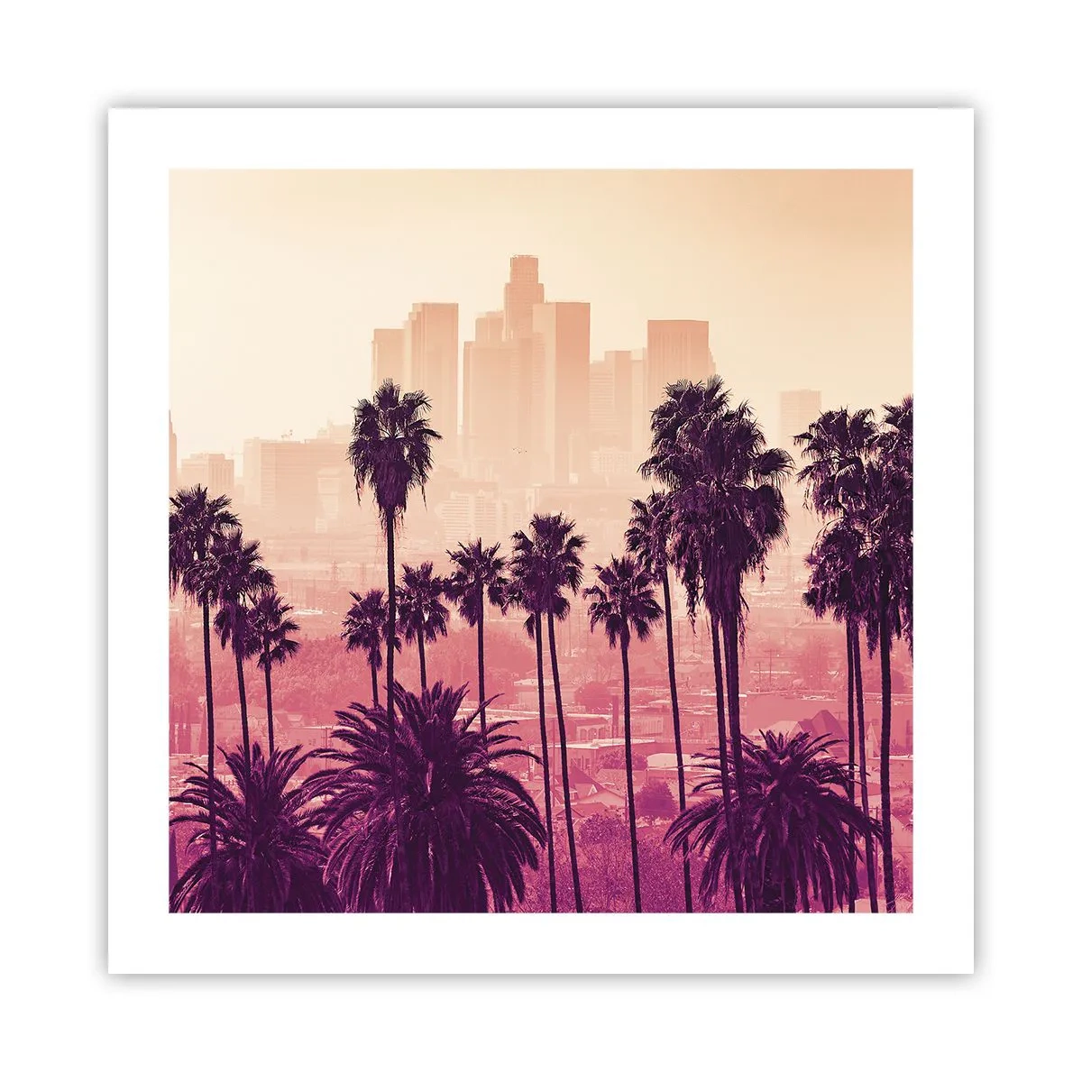 Plakat - Landskab i Californien - 50x50 cm