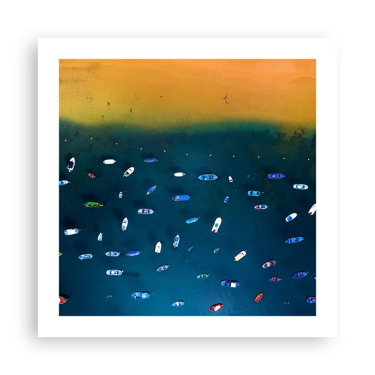Plakat - En ferieleg - 50x50 cm