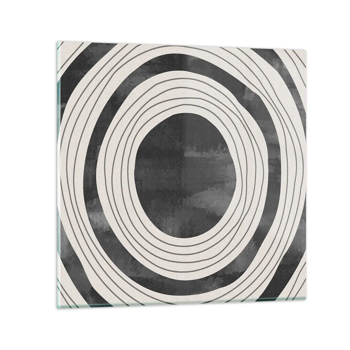 Billede på glas - Lige til det punkt - 30x30 cm