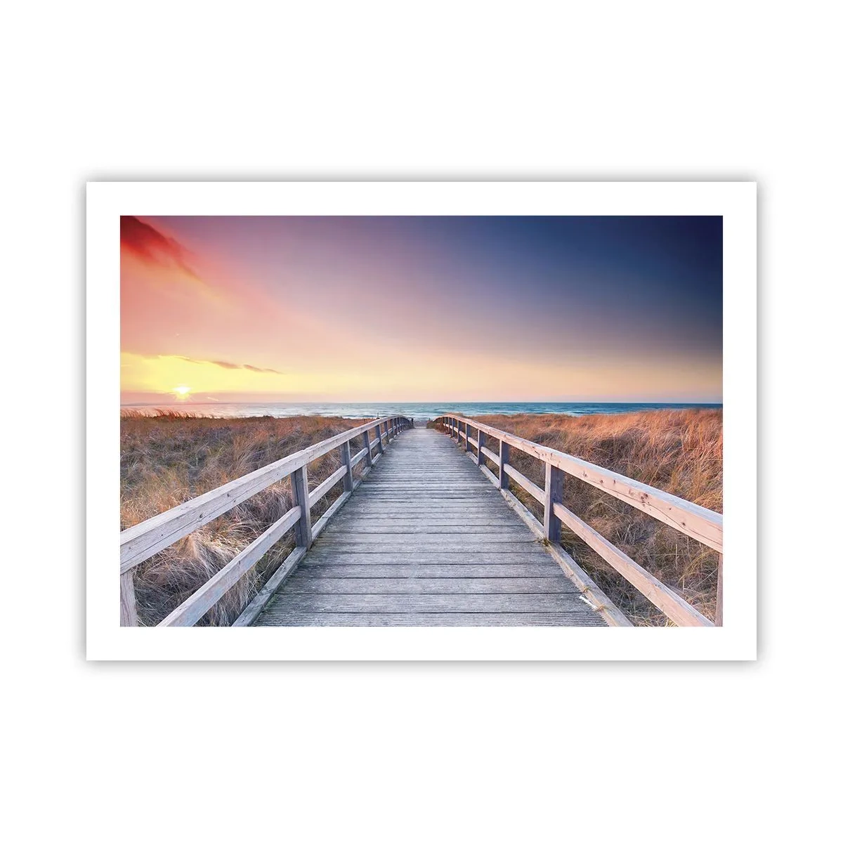 Plakat - Baltisk aften aura - 70x50 cm