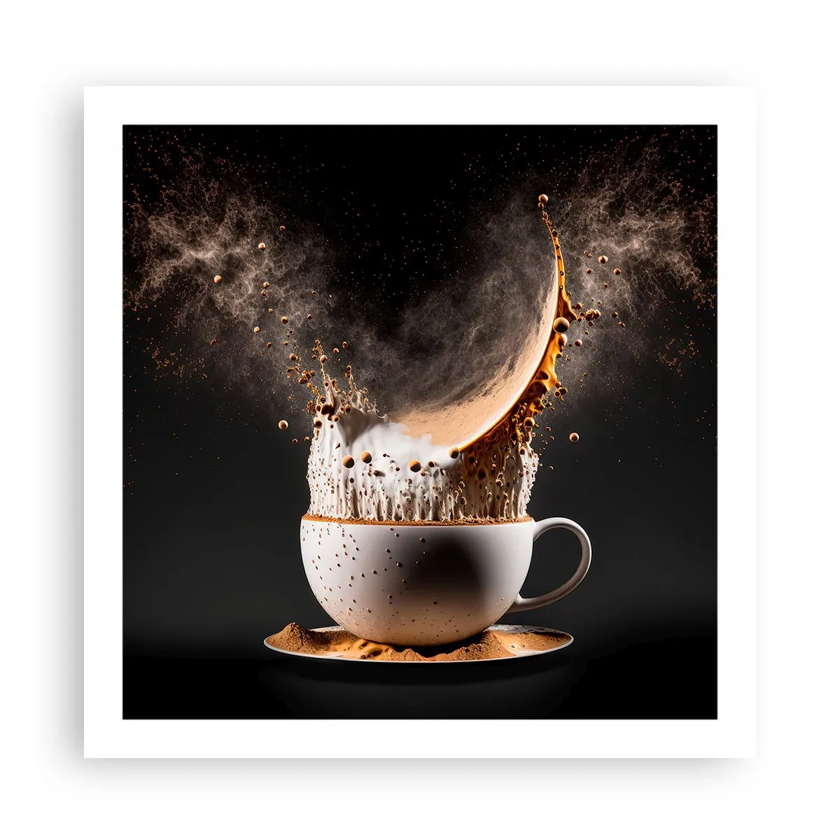 Plakat - En eksplosion af smag - 60x60 cm