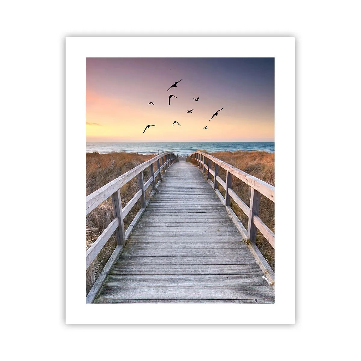 Plakat - Rummet med højder - 40x50 cm