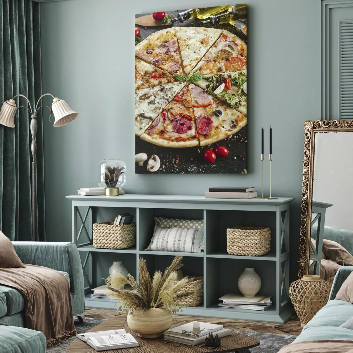 Lærredstryk - Billede på lærred - Et udvalg af smagsvarianter - 50x70 cm