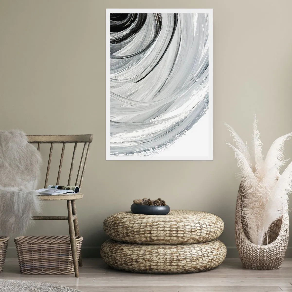 Plakat - Orbital komposition - 70x100 cm