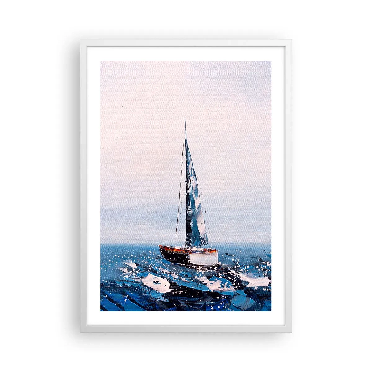 Plakat i hvid ramme - Vindens broderskab - 50x70 cm