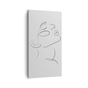 Lærredstryk - Billede på lærred - En drømmes slyngninger - 55x100 cm