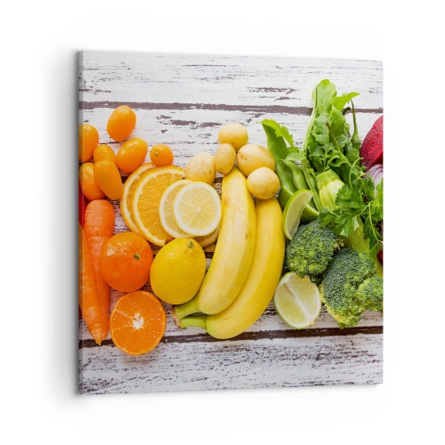 Lærredstryk - Billede på lærred - Er det ikke nok? - 50x50 cm