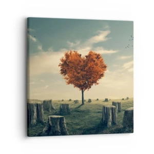 Lærredstryk - Billede på lærred - Der er stadig håb - 30x30 cm