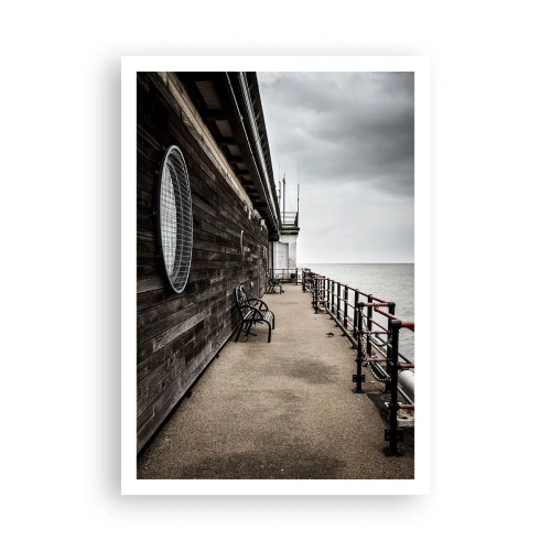 Plakat - Tiden er gået i stå - 70x100 cm