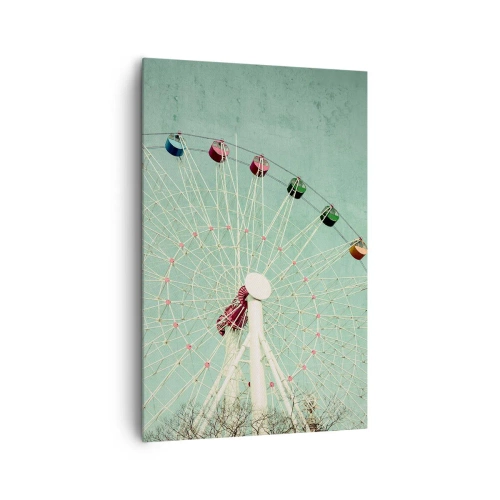 Lærredstryk - Billede på lærred - Vi inviterer dig til at lege - 80x120 cm