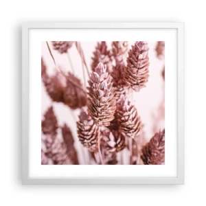 Plakat i hvid ramme - Tilsyneladende ubemærket - 40x40 cm