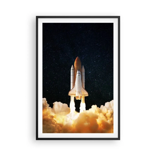 Plakat i sort ramme - Ad astra! - 61x91 cm