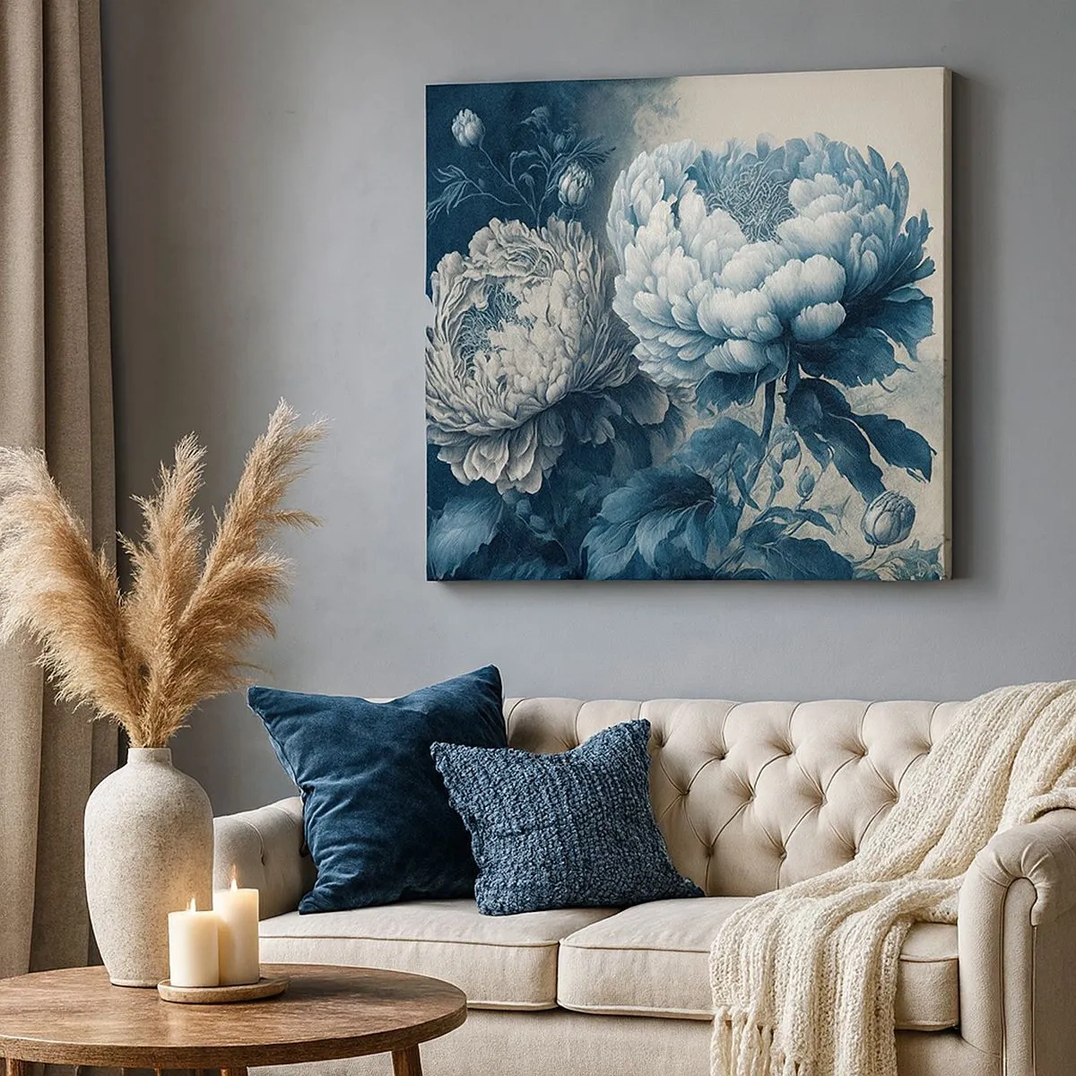 Lærredstryk - Billede på lærred - Et godt matchet par - 30x30 cm