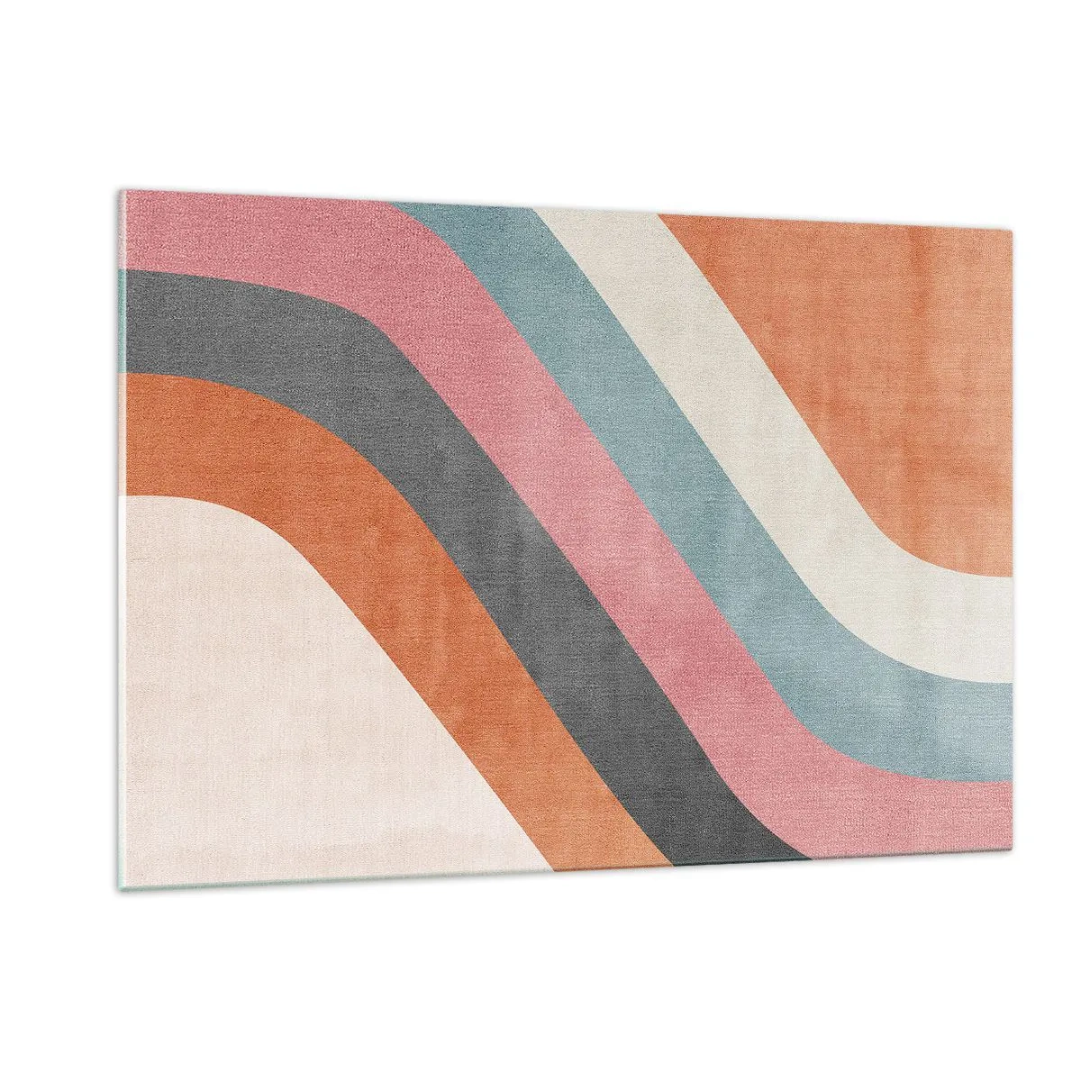 Billede på glas - Diagonal komposition - bevægelse - 120x80 cm