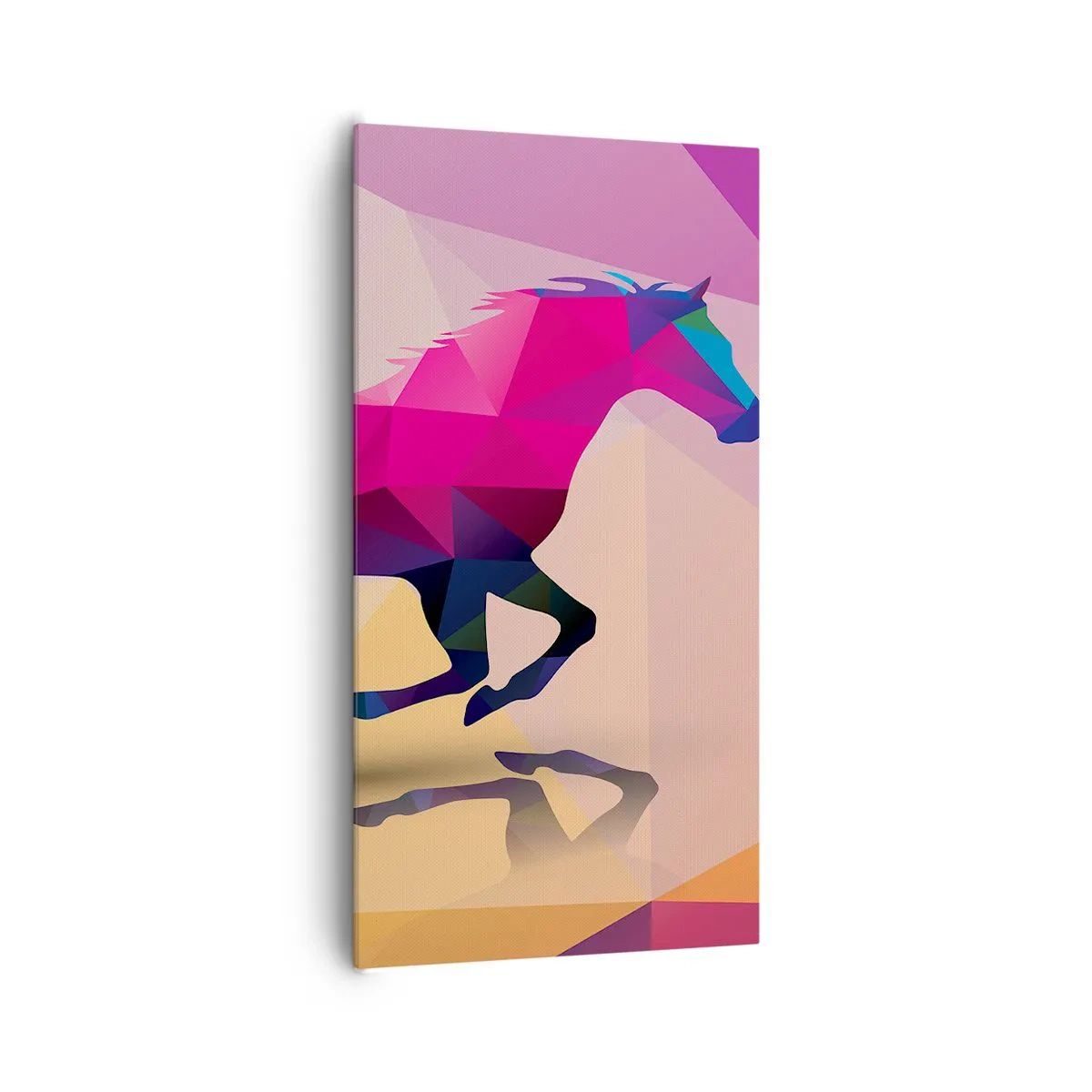 Lærredstryk - Billede på lærred - Kubismen lever stadig - 65x120 cm