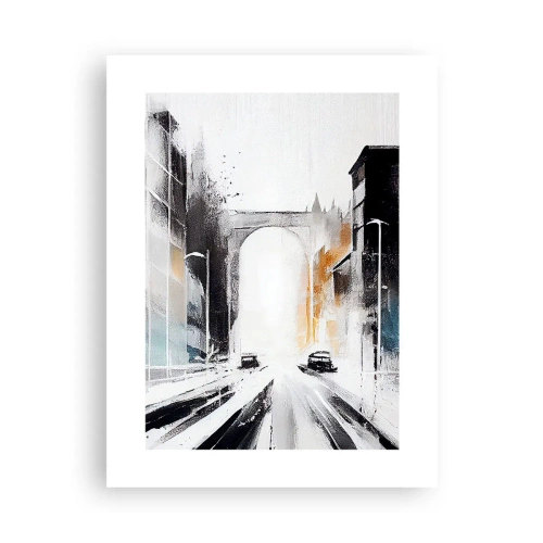 Plakat - Bystudie: arkitektur og bevægelse - 30x40 cm