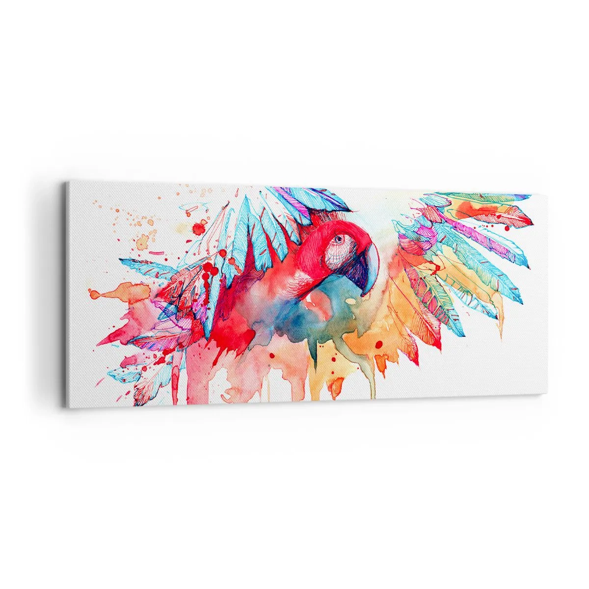 Lærredstryk - Billede på lærred - . - 100x40 cm