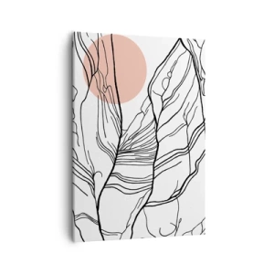 Lærredstryk - Billede på lærred - I et netværk af kviste - 50x70 cm