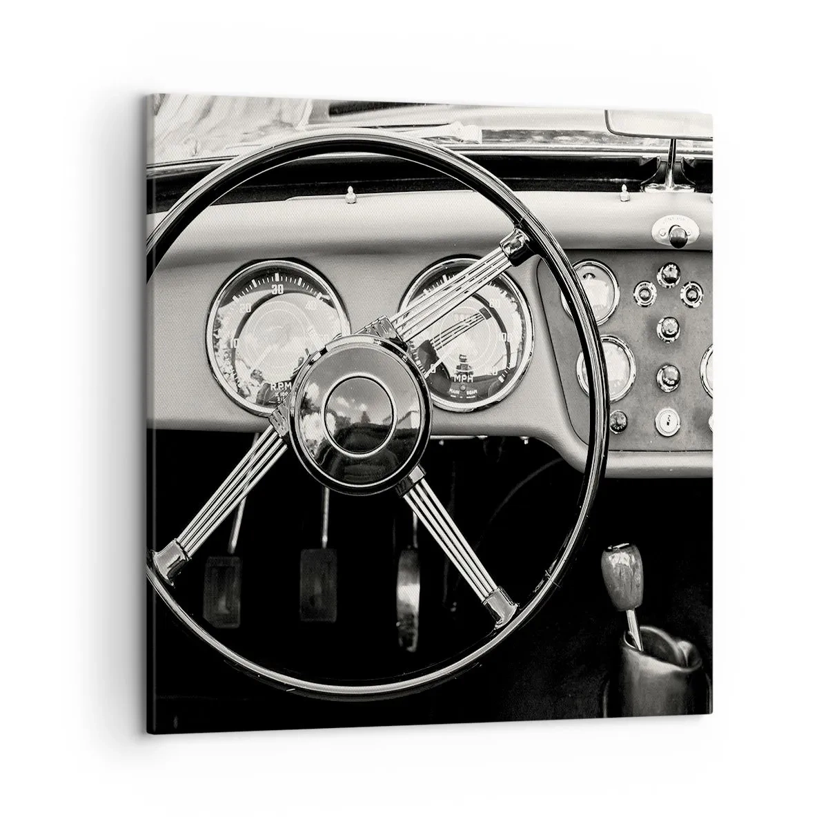 Lærredstryk - Billede på lærred - En drøm for samlere - 50x50 cm