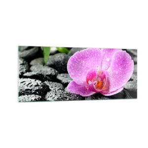 Billede på glas - Som et åbent hjerte - 100x40 cm