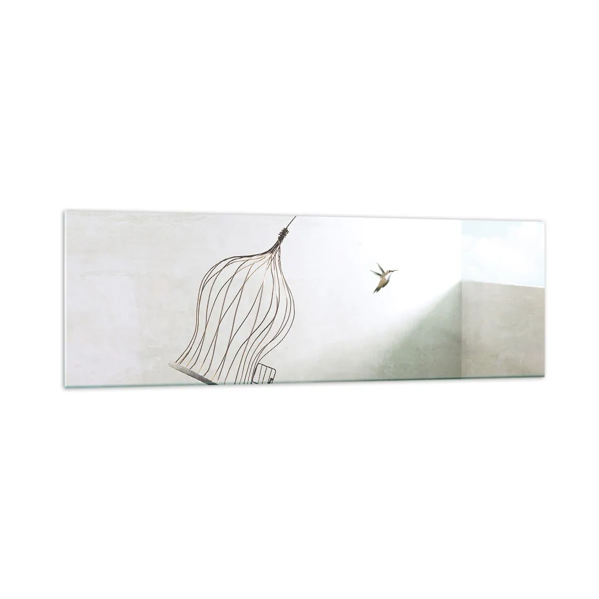 Billede på glas - I sit elementet - 160x50 cm