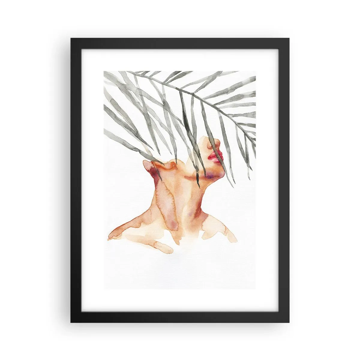 Plakat i sort ramme - Mærk pulsen i troperne - 30x40 cm