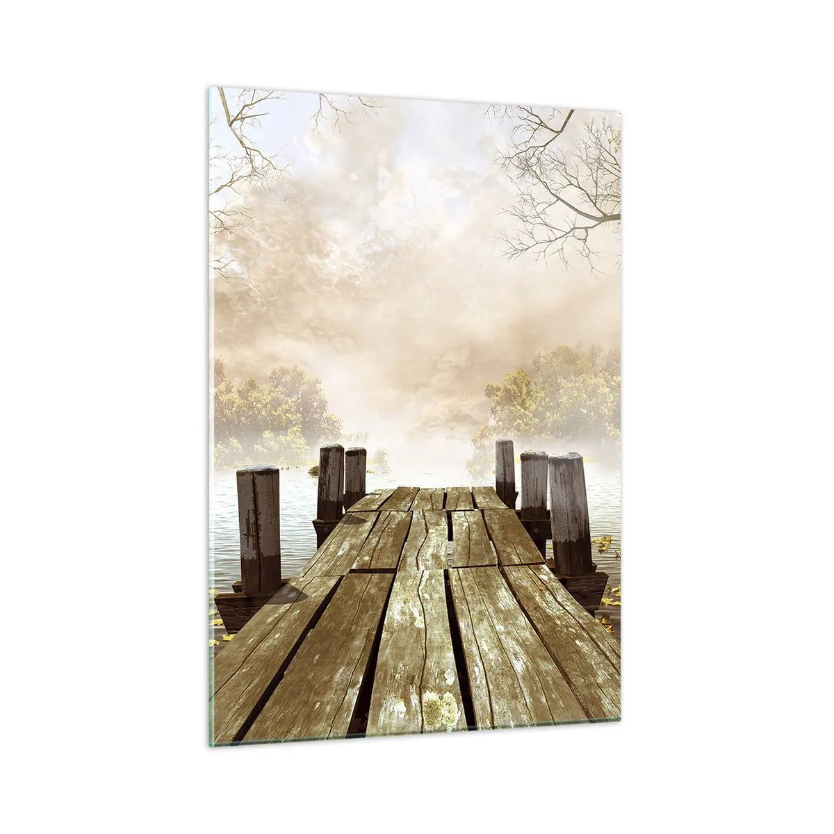 Billede på glas - Efterårets blide tristhed - 50x70 cm