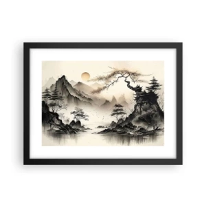 Plakat i sort ramme - Orientens unikke charme - 40x30 cm