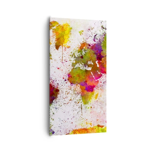 Lærredstryk - Billede på lærred - På en eller anden måde gik det bare godt - 65x120 cm