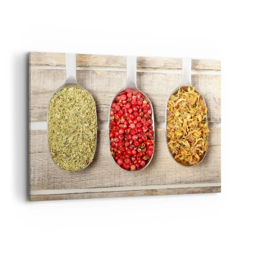 Lærredstryk - Billede på lærred - Magi i køkkenet - 100x70 cm