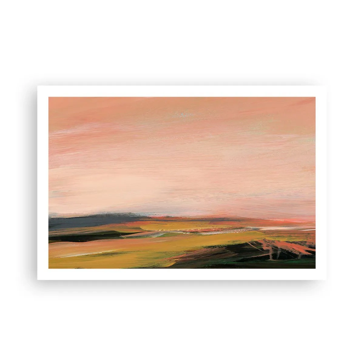 Plakat - I lyserøde toner - 91x61 cm