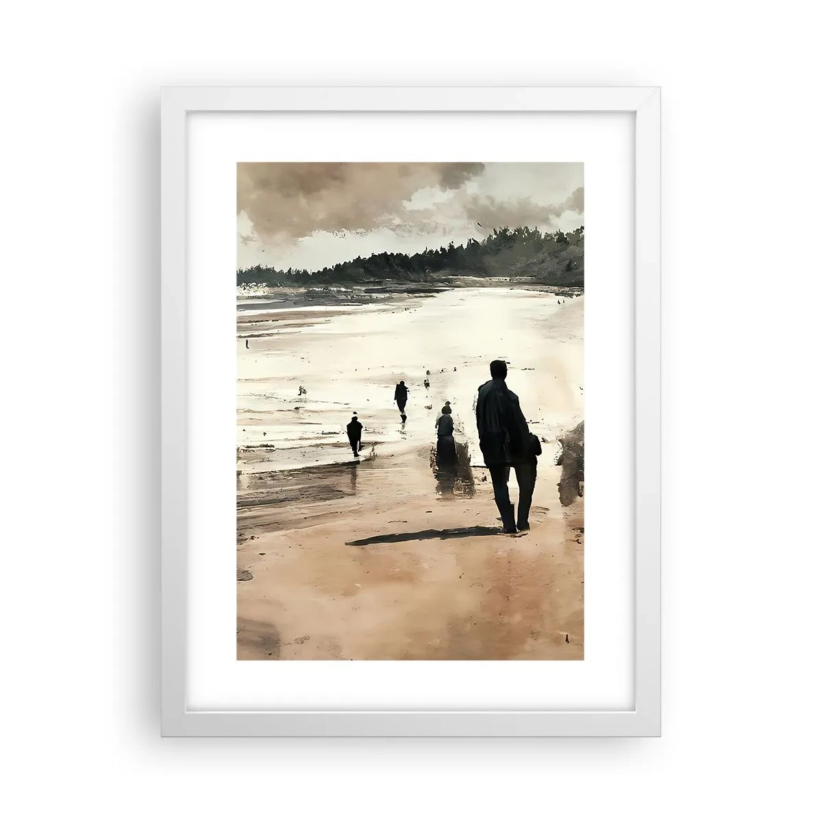 Plakat i hvid ramme - Indkaldt - 30x40 cm