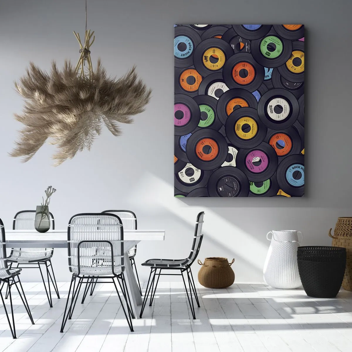 Lærredstryk - Billede på lærred - Farver fra klassikerne - 50x70 cm