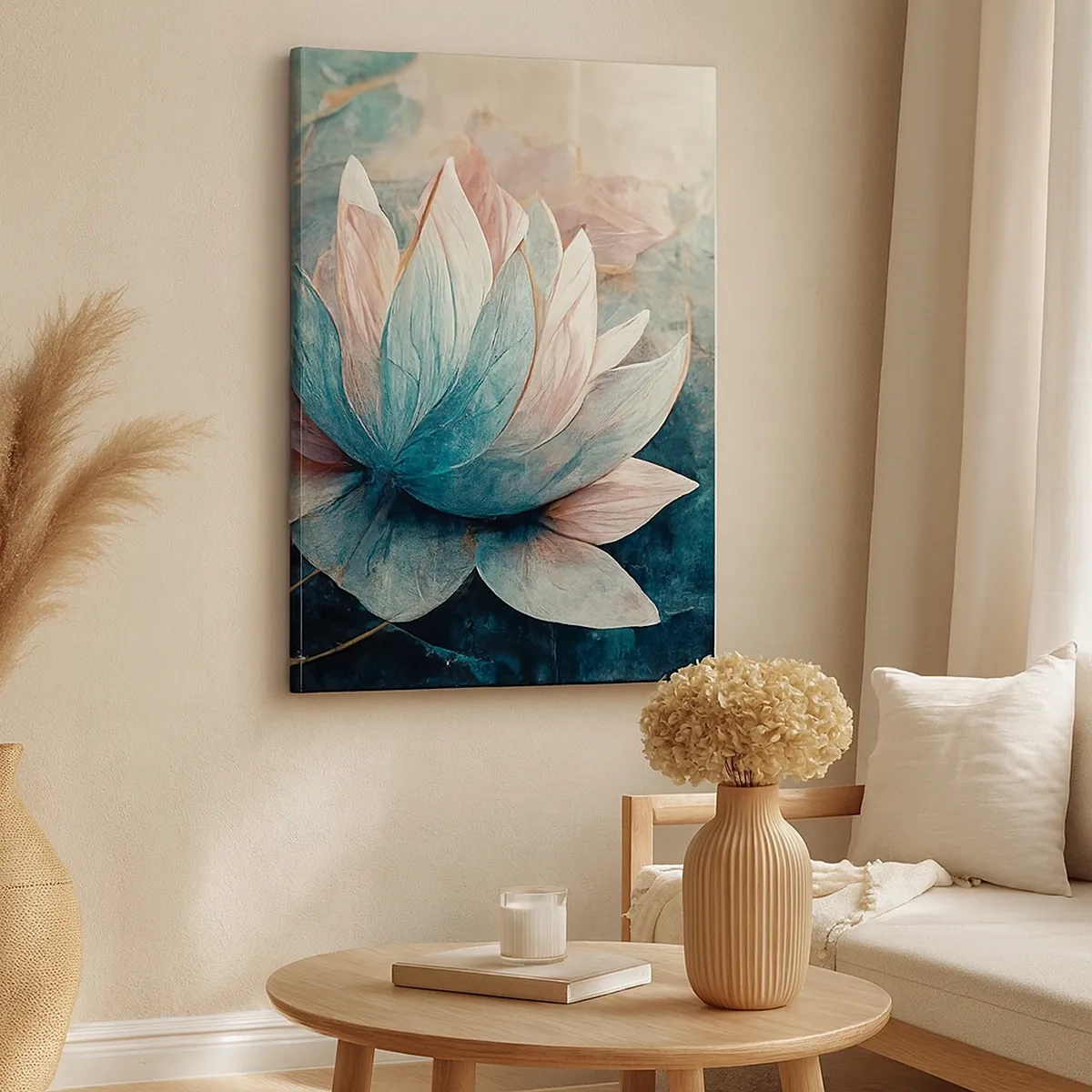 Lærredstryk - Billede på lærred - Søens stjerner - 50x70 cm