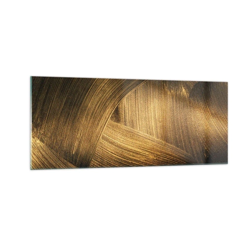 Billede på glas - I den gyldne labyrint - 100x40 cm