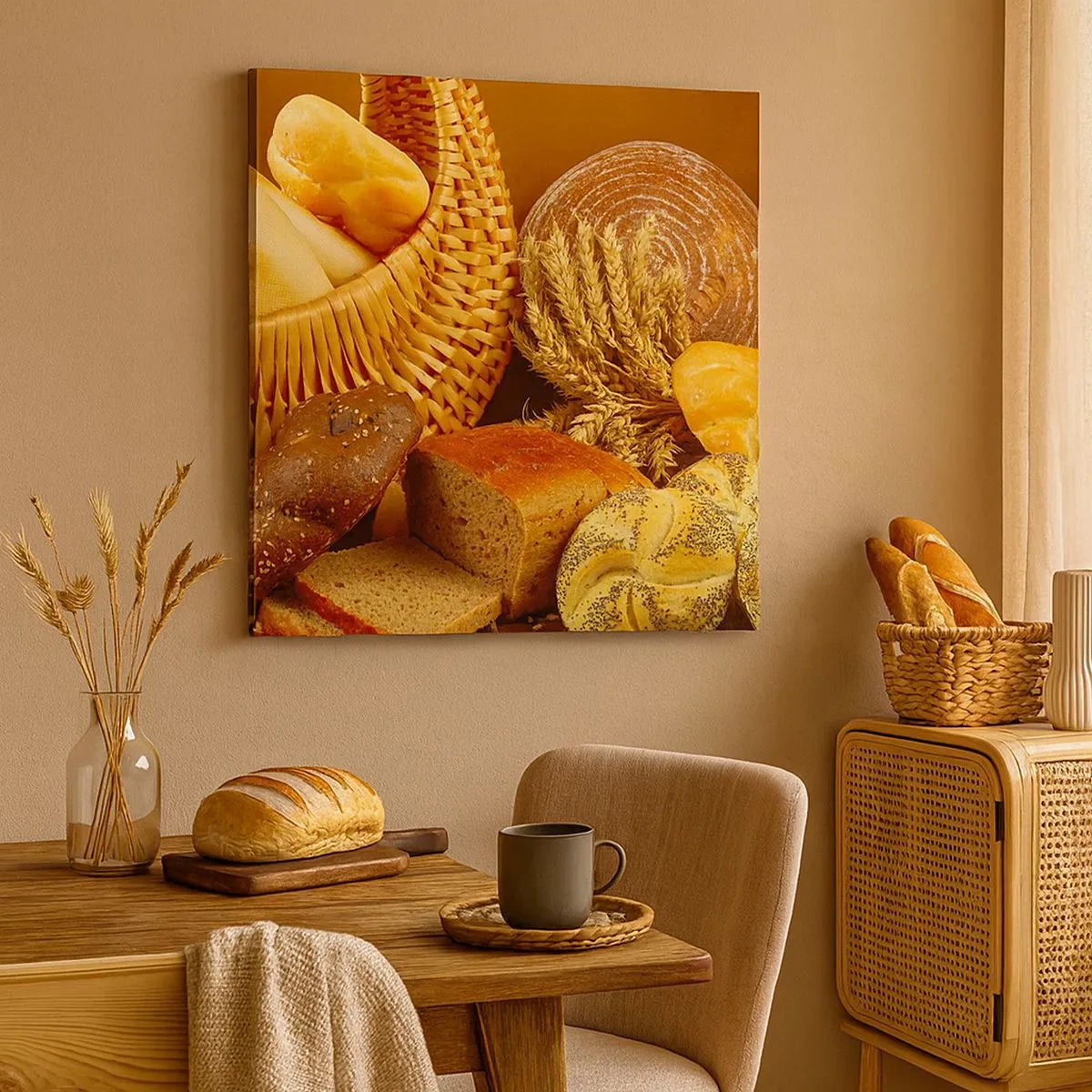 Lærredstryk - Billede på lærred - Vi slap væk igen - 30x30 cm