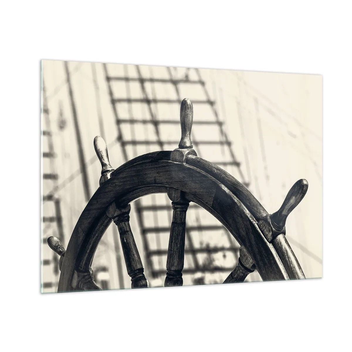 Billede på glas - Historier om havet - 100x70 cm