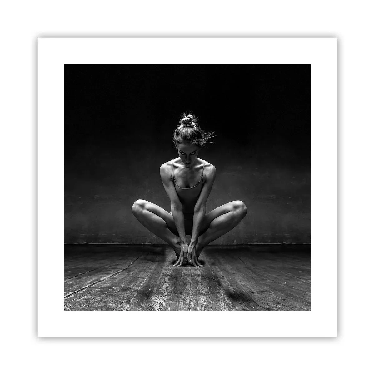 Plakat - Fokuseret danseenergi - 40x40 cm