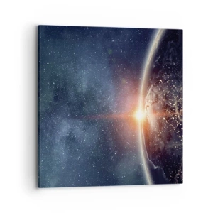 Lærredstryk - Billede på lærred - I det nye perspektiv - 70x70 cm