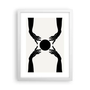 Plakat i hvid ramme - Et hemmeligt tegn - 30x40 cm