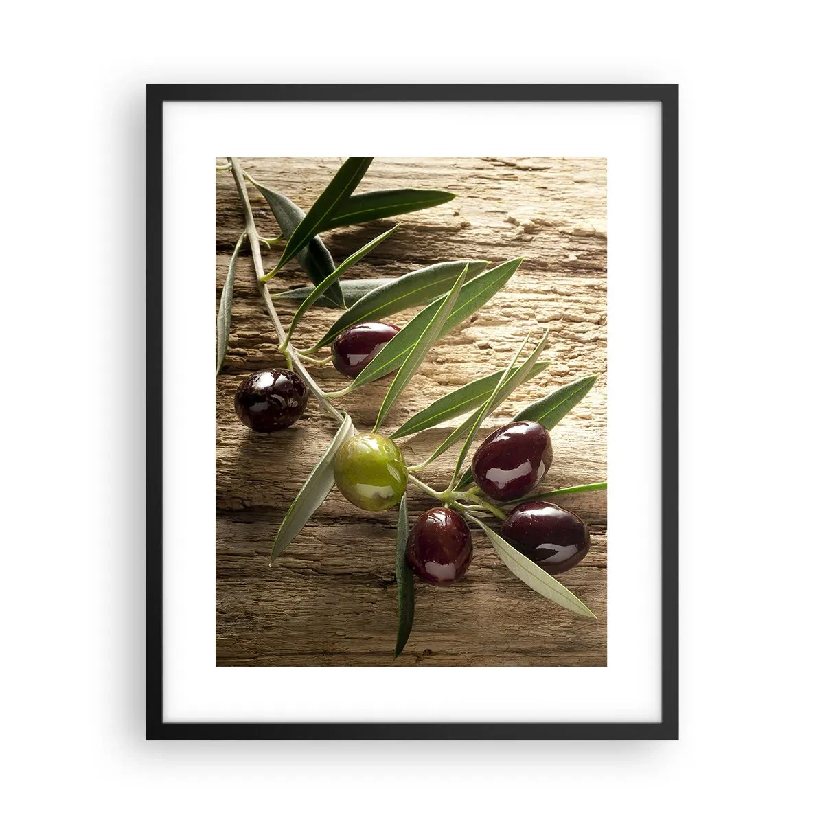 Plakat i sort ramme - Lige fra naturen - 40x50 cm