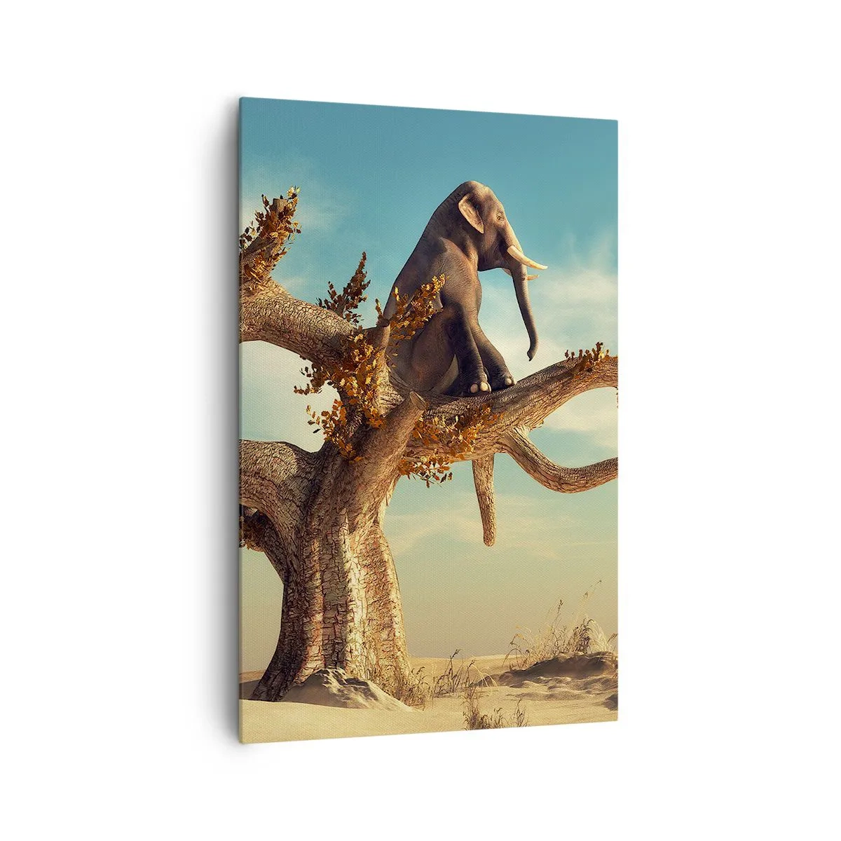 Lærredstryk - Billede på lærred - Et nyt synspunkt - 80x120 cm