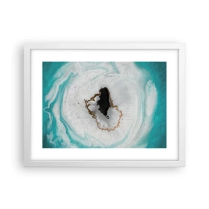 Plakat i hvid ramme - Kom indenfor - 40x30 cm