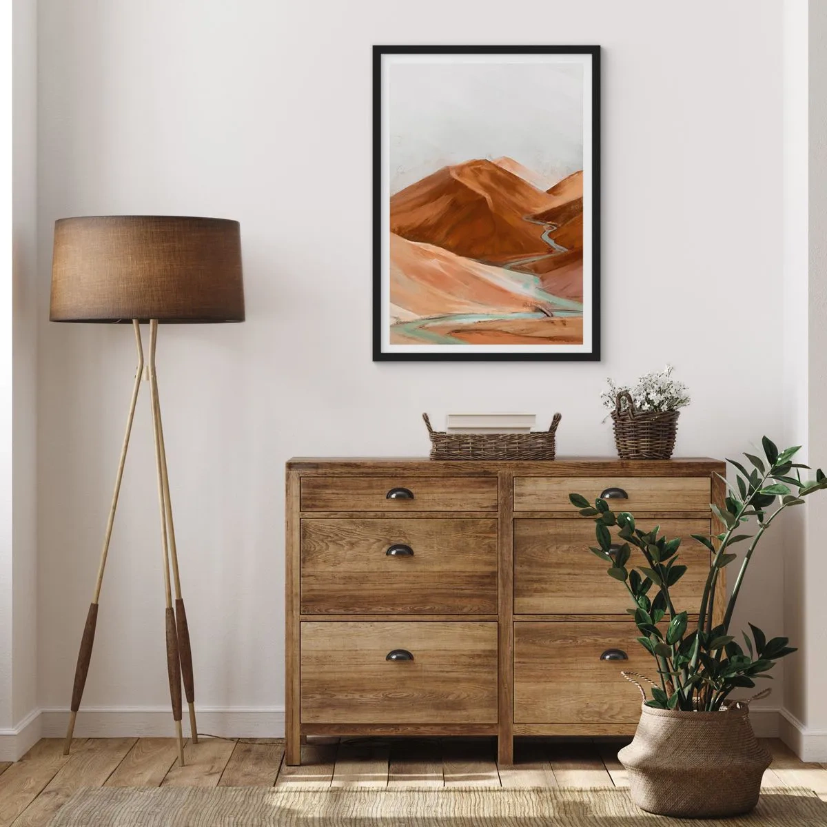 Plakat i sort ramme - Til kilden - 61x91 cm