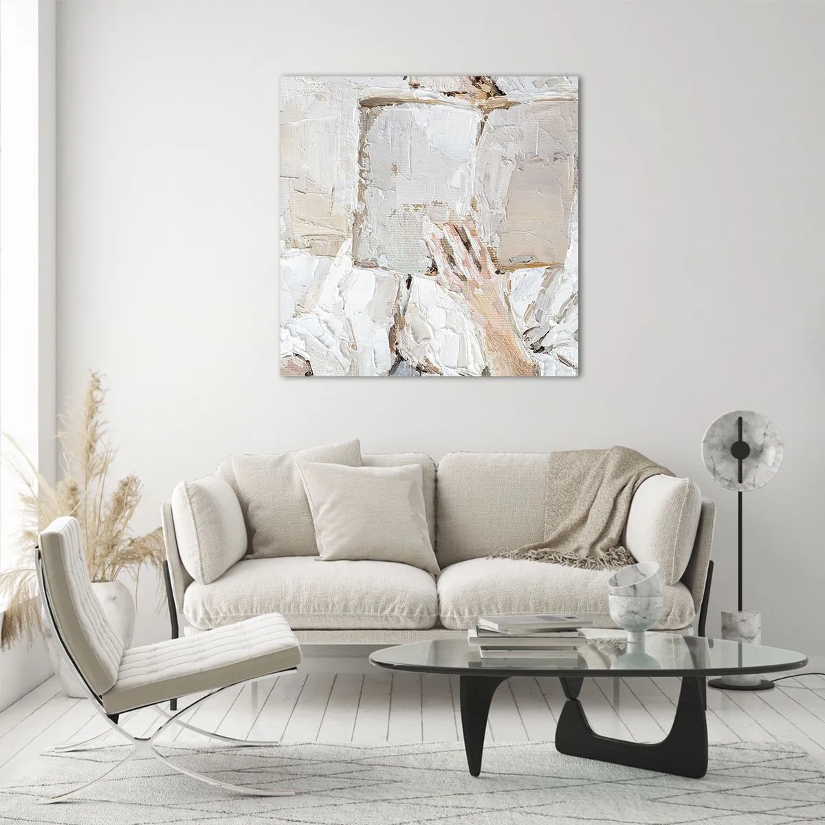 Billede på glas - I en anden verden - 50x50 cm