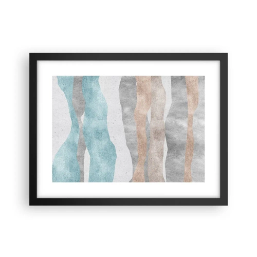 Plakat i sort ramme - En undersøgelse af intimitet - 40x30 cm