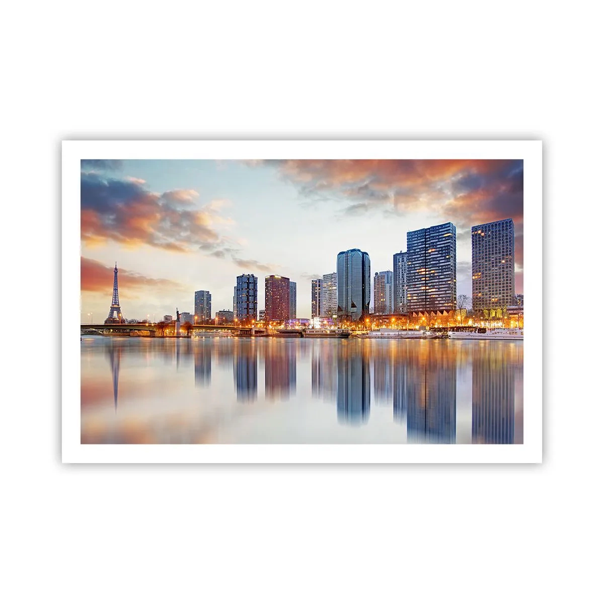 Plakat - Den monumentale ro i Paris - 91x61 cm